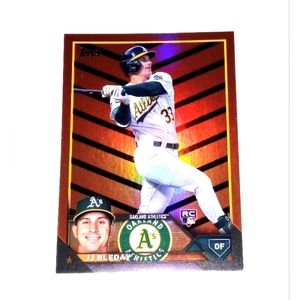 JJ Bleday Rookie Card Black & Orange Parallel Topps Update Series 2023 #US330